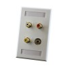 Wall Plate de 4 insertos CONFIGURABLE 