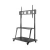 SOPORTE PISO/STAND CON RUEDAS  TV'S REDLEAF RLPD-60100N, 60"-120", USO RUDO.