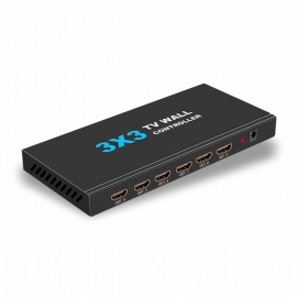 Video-Wall REDLEAF - VWC3X3,  4K 3x3 Controlador con USB TYPE-C /VGA / DP/ HDMI