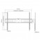 SOPORTE DE PARED FIJO REDLEAF MOD. F60100 PARA TV DE 60" A 100". Para 75 KGs