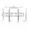 SOPORTE DE PARED REDLEAF MOD.RLF-60100 PARA TV DE 60" A 100". Para 100 Kgs